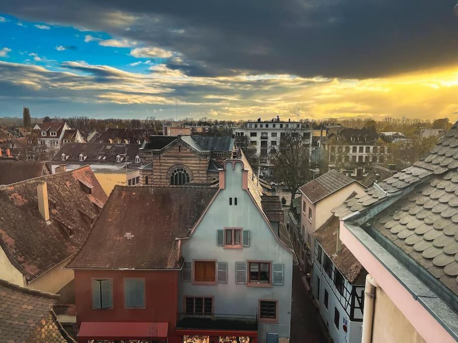 Apartamento Aux Toits D'Alsace Sélestat Exterior foto