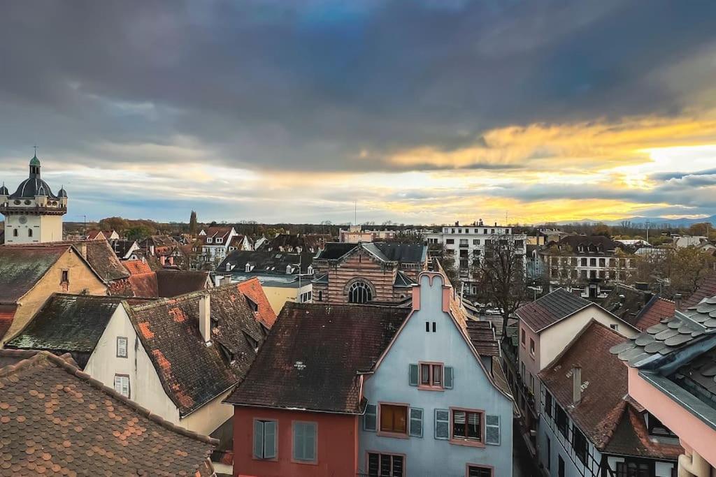 Apartamento Aux Toits D'Alsace Sélestat Exterior foto